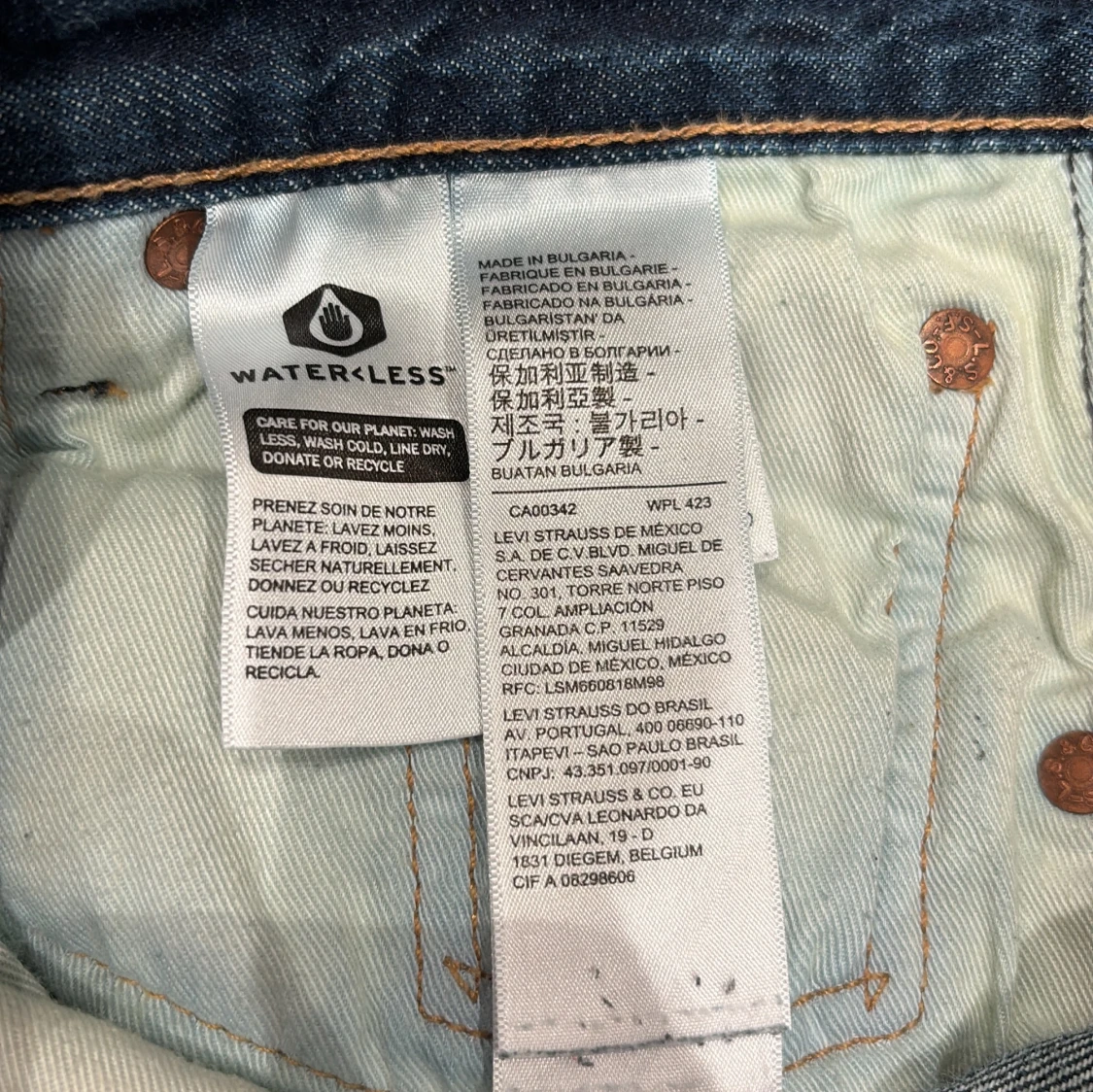 Levi's 501 mörkblå jeans W27 L28 - 4