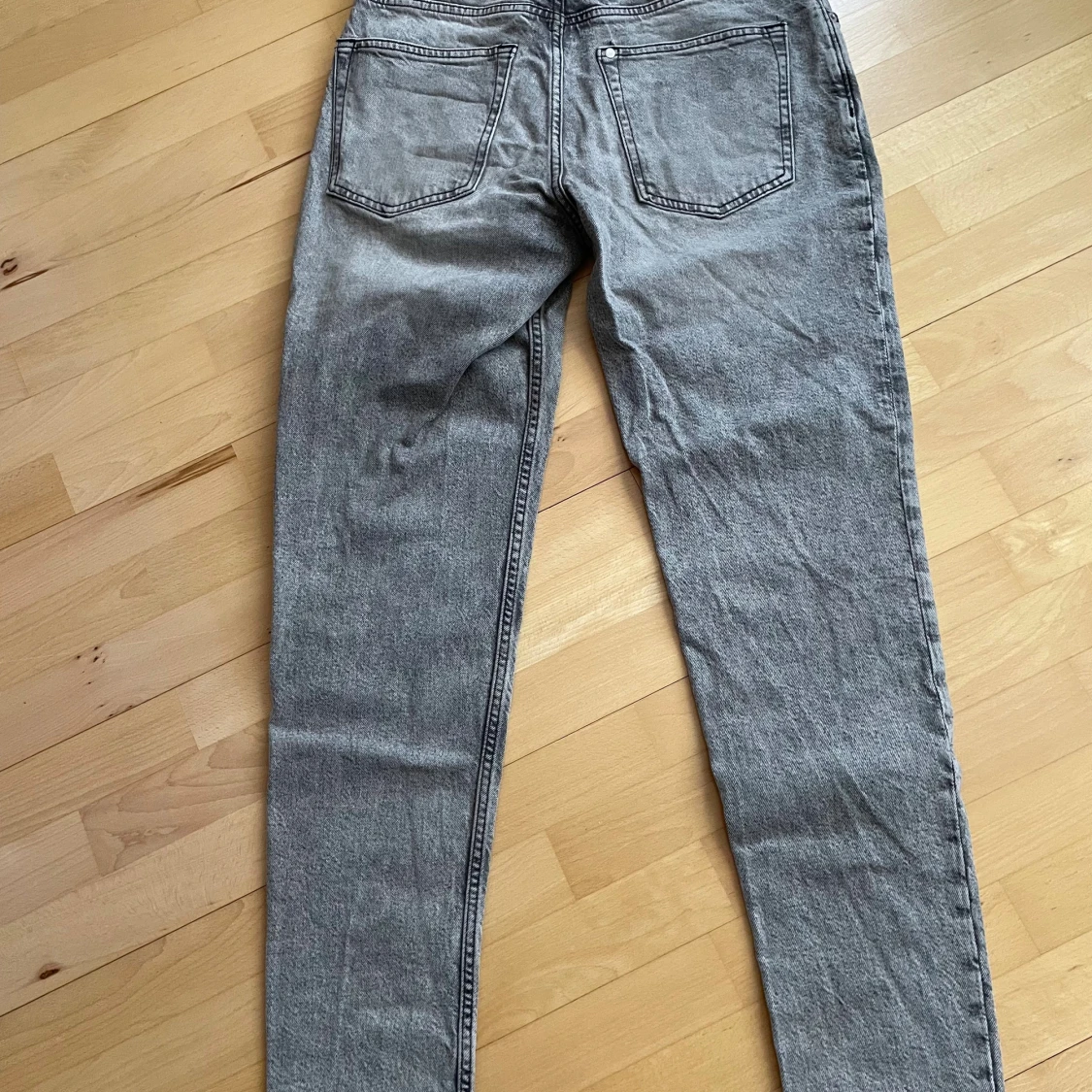 Grå tapered jeans skinny fit - 1