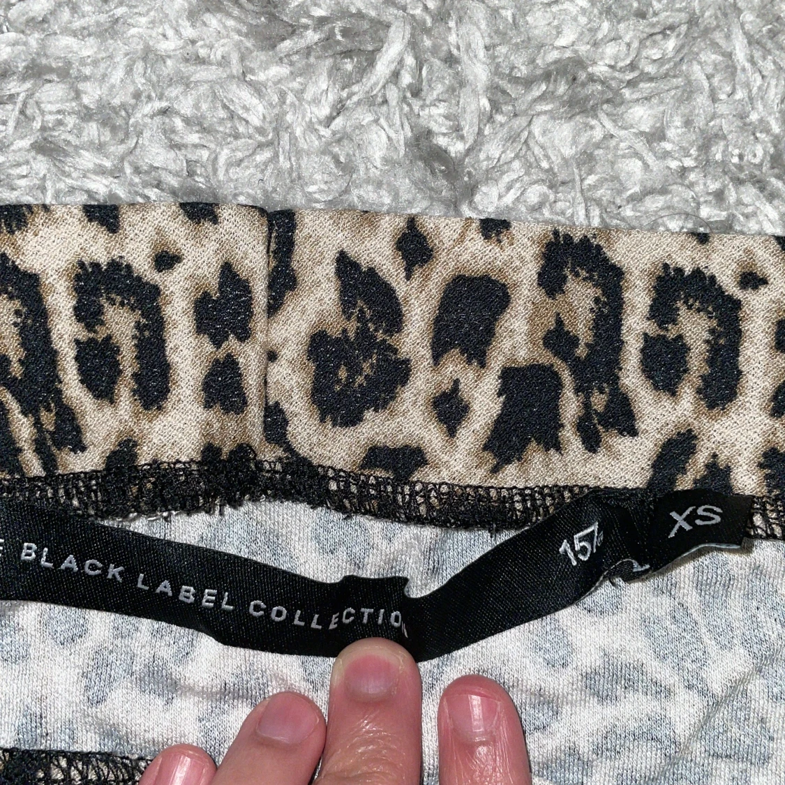 Leopardmönstrad långkjol XS - 1