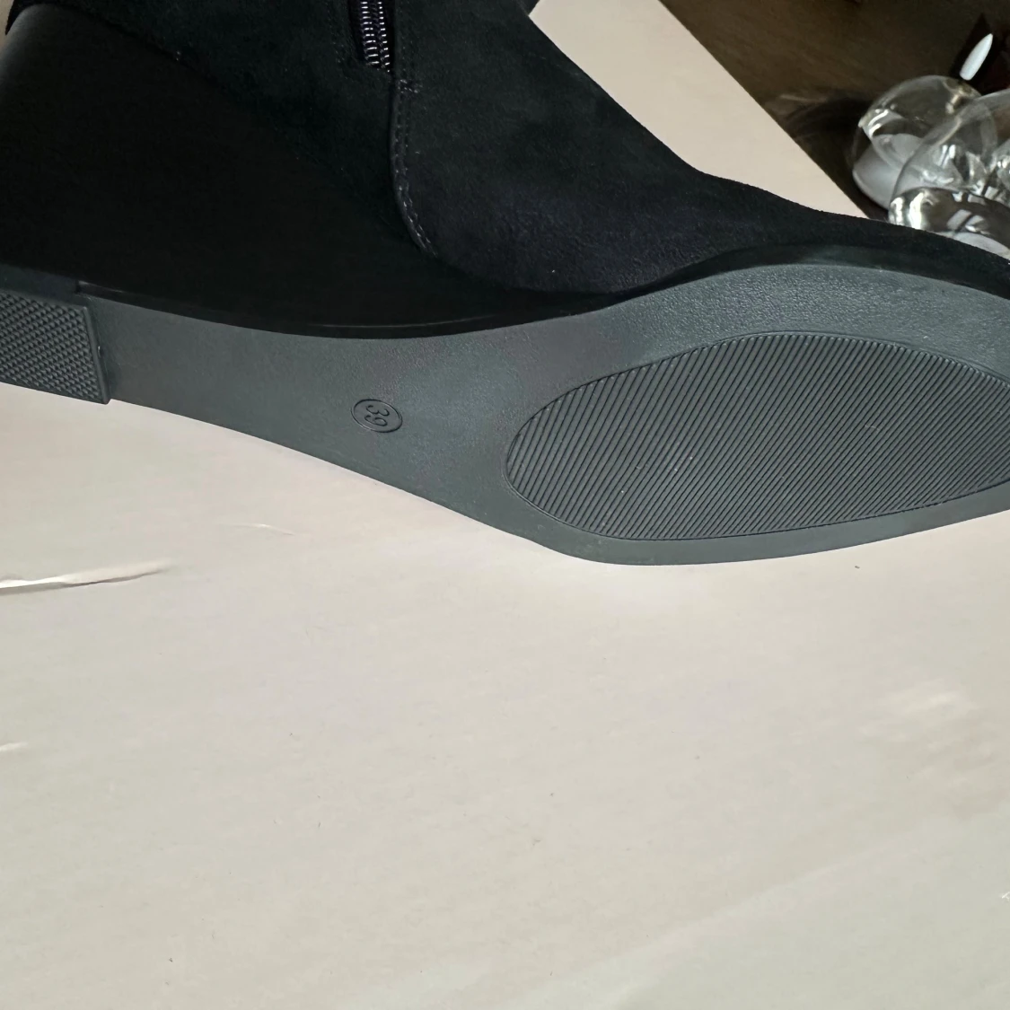 Svarta stövletter med kilklack från Anna Field - 3