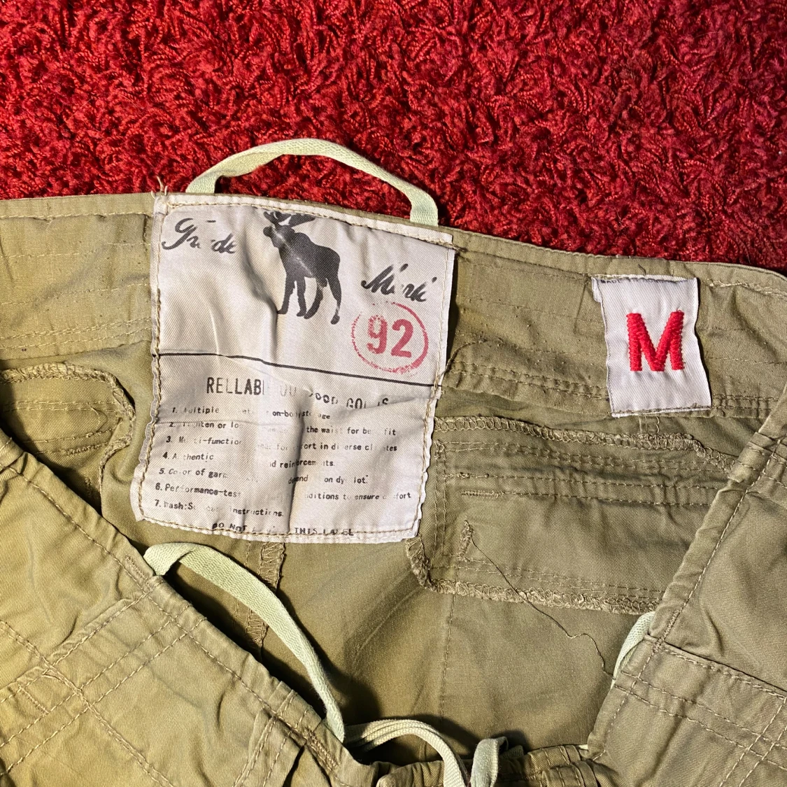 Abercrombie and Fitch baggy cargo byxor - 3