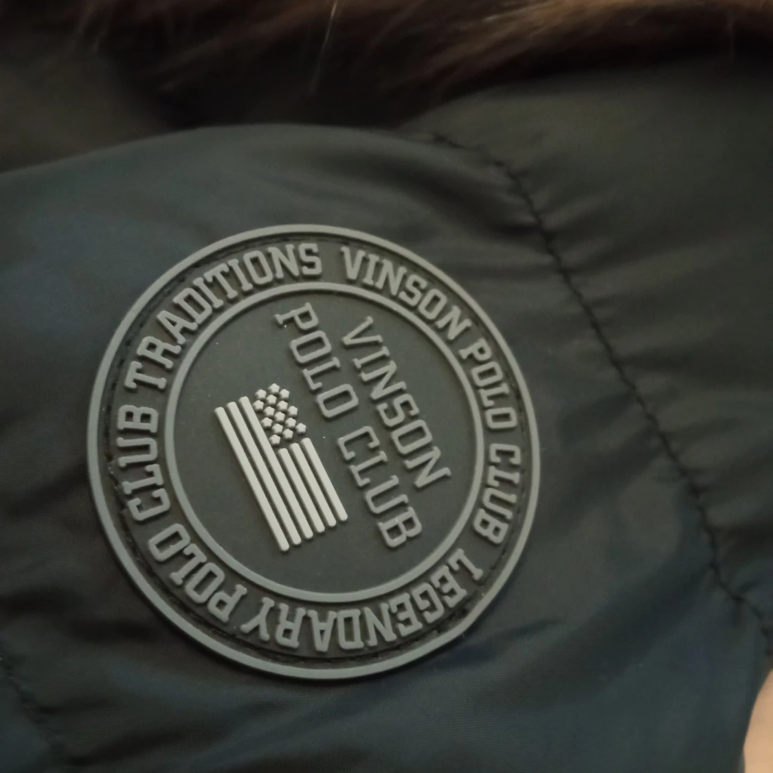 Svart pufferjacka från Vinson Polo Club - 1