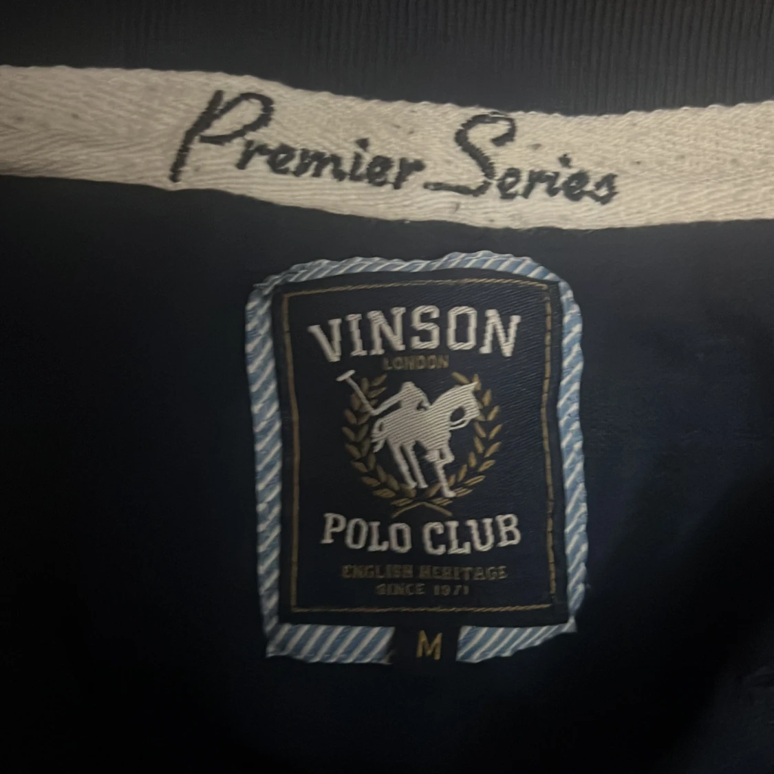 Marinblå pikétröja Vinson Polo Club - 2