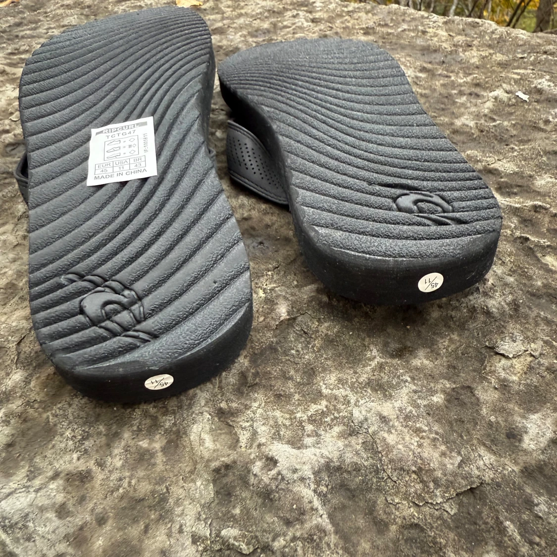 Grå sandaler från Rip Curl strl 45 - 2