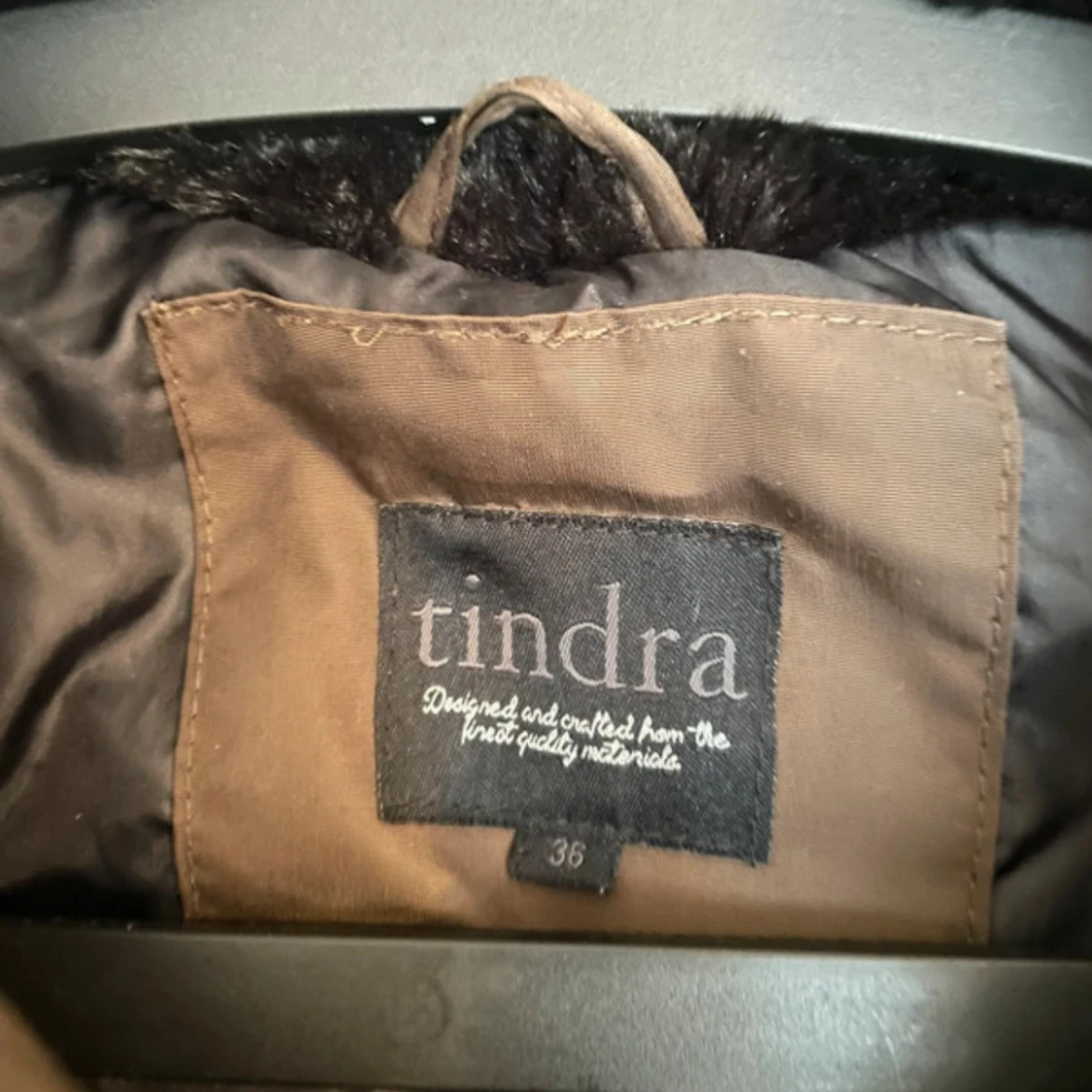 Brun quiltad dunjacka från Tindra - 2