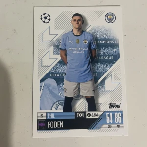 Fotbollskort Foden - Fotbollskort Phil Foden , super bra för unga samlare. 