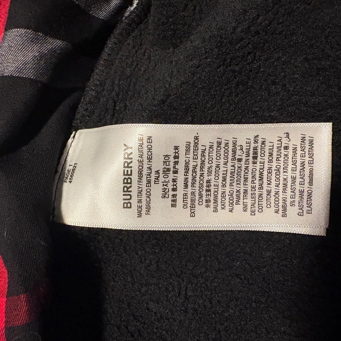 Svart Burberry hoodie med dragkedja - 3