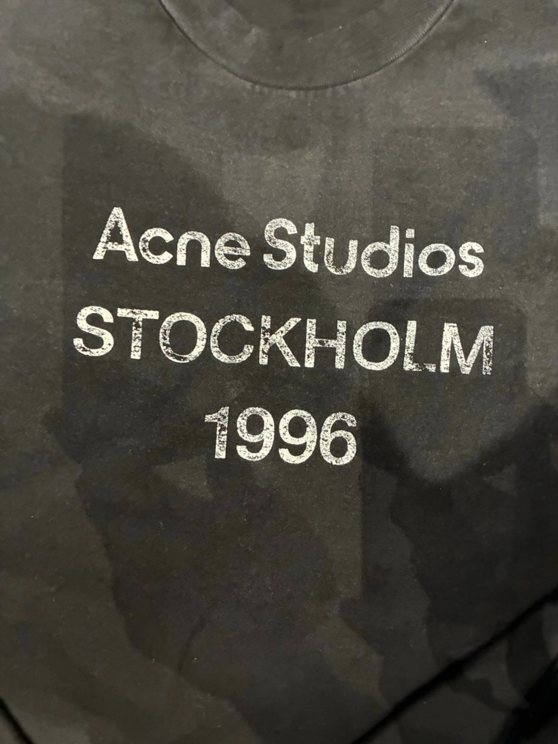 Svart långärmad tröja Acne Studios - 1