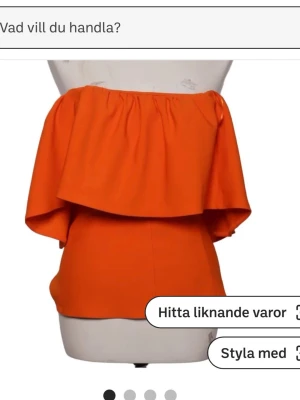 Topp Zara  - Orange topp från Zara 