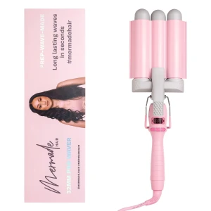 Mermaid hair locktång - Mermade hair pro waver 32mm trippel-locktång, använt knappt en gång, köpt för 700kr helt ny. Pris kan diskuteras