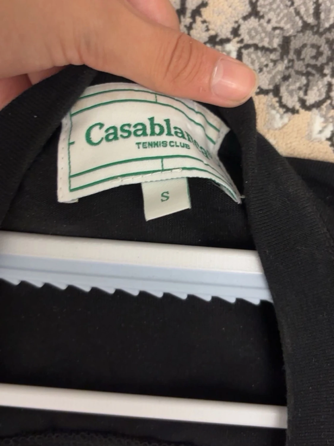 Svart Casa Blanca t-shirt med tryck - 2