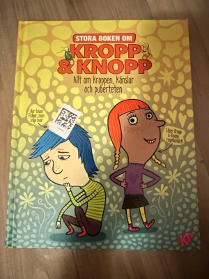 Stora boken om Kropp & Knopp - En bok om kroppen, känslor och puberteten. Perfekt för ungdomar och barn som vill veta mer om pubertet, mens, kärlek och kroppen. boken är i jättefint skick och har 207 sidor. 