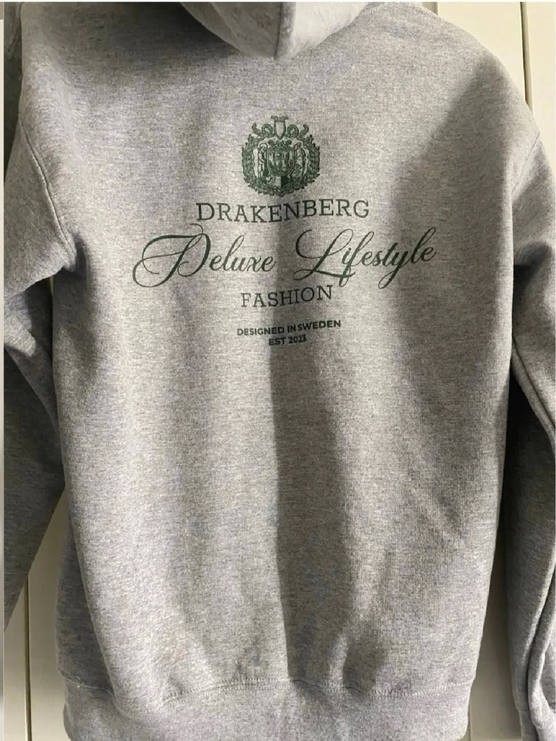 Grå hoodie drakenberg - 2