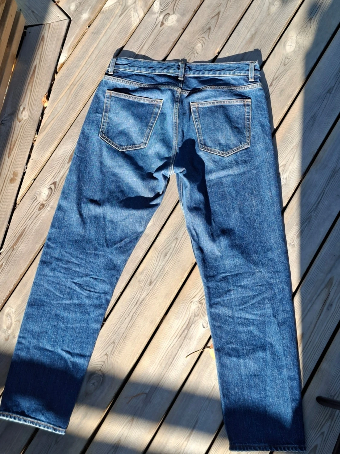 Blå raka jeans Arket - 1