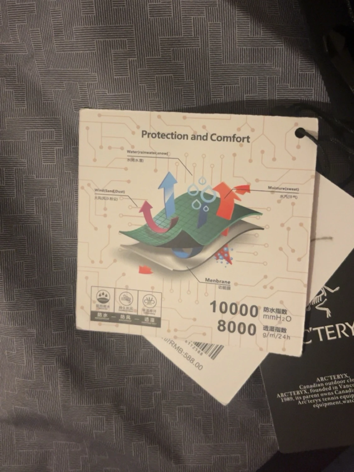 Svart vindjacka från Arc'teryx - 2