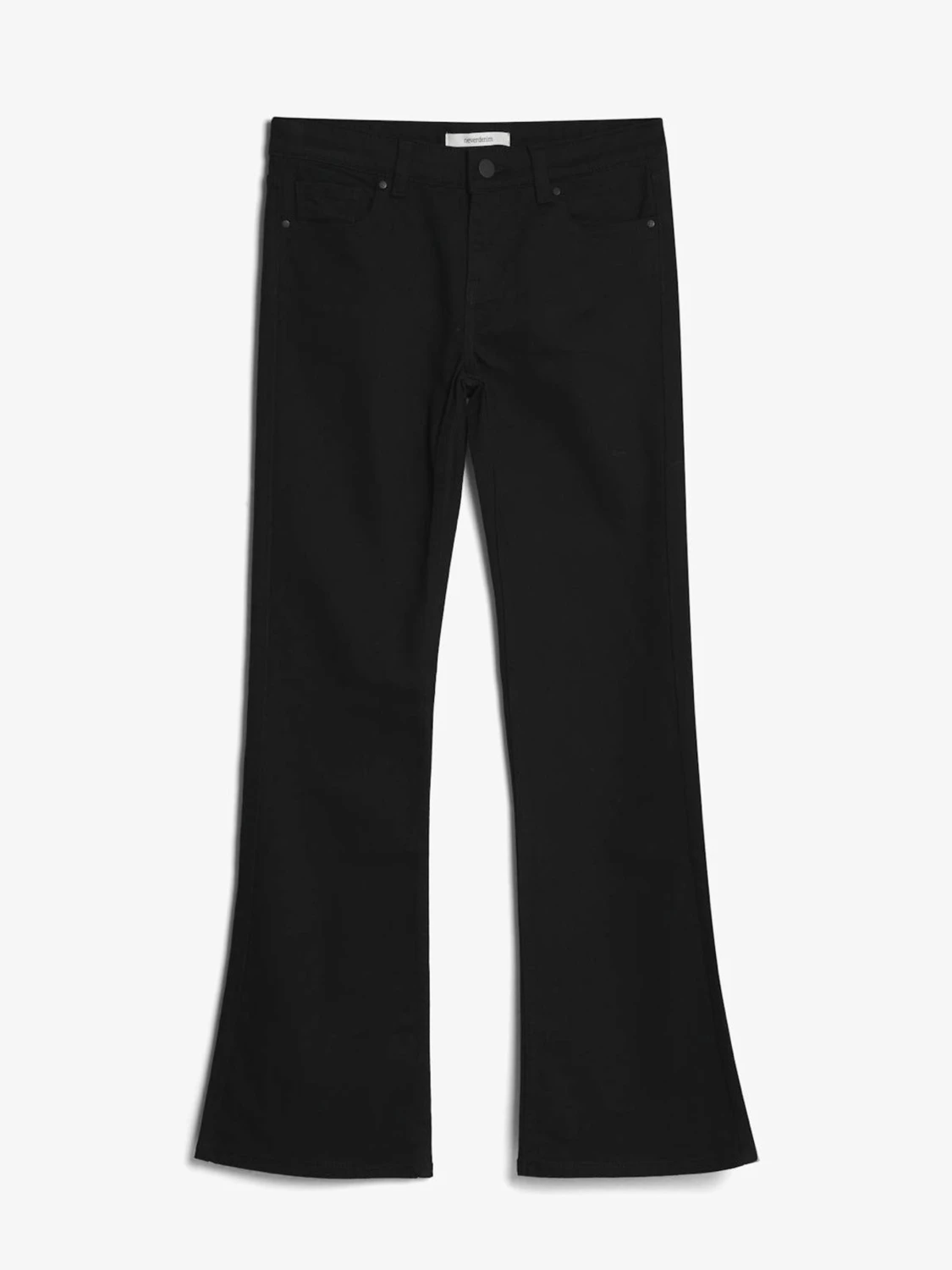 Svarta bootcut jeans  - 2