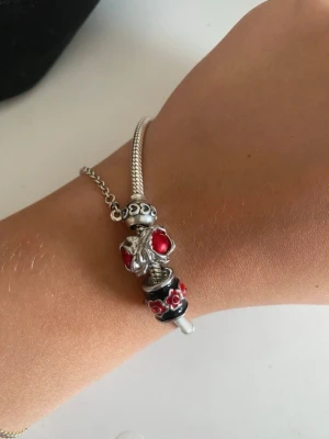 2 st berlocker - 2 berlocker till berlockarmband, vet ej märke eller material
