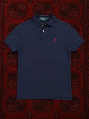 Marinblå pikétröja från Ralph Lauren - Skick 8/10 | tvättas och fräschas upp innan frakt 🤝💯