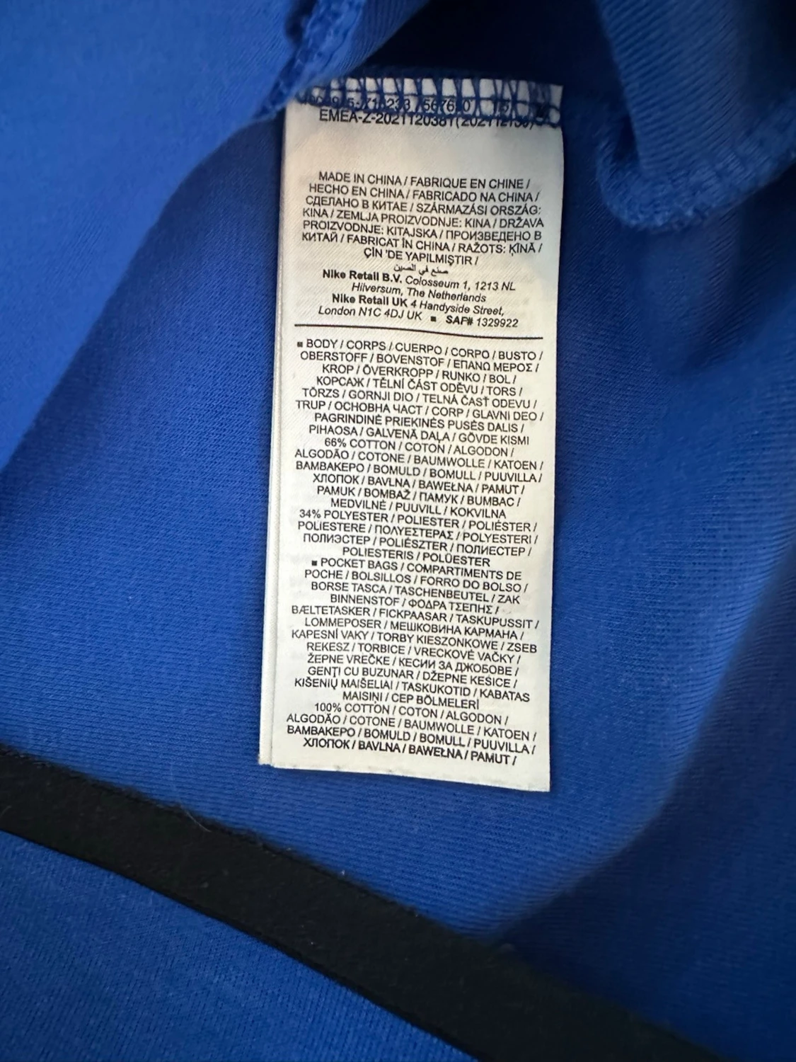 Blå Nike techfleece - 4