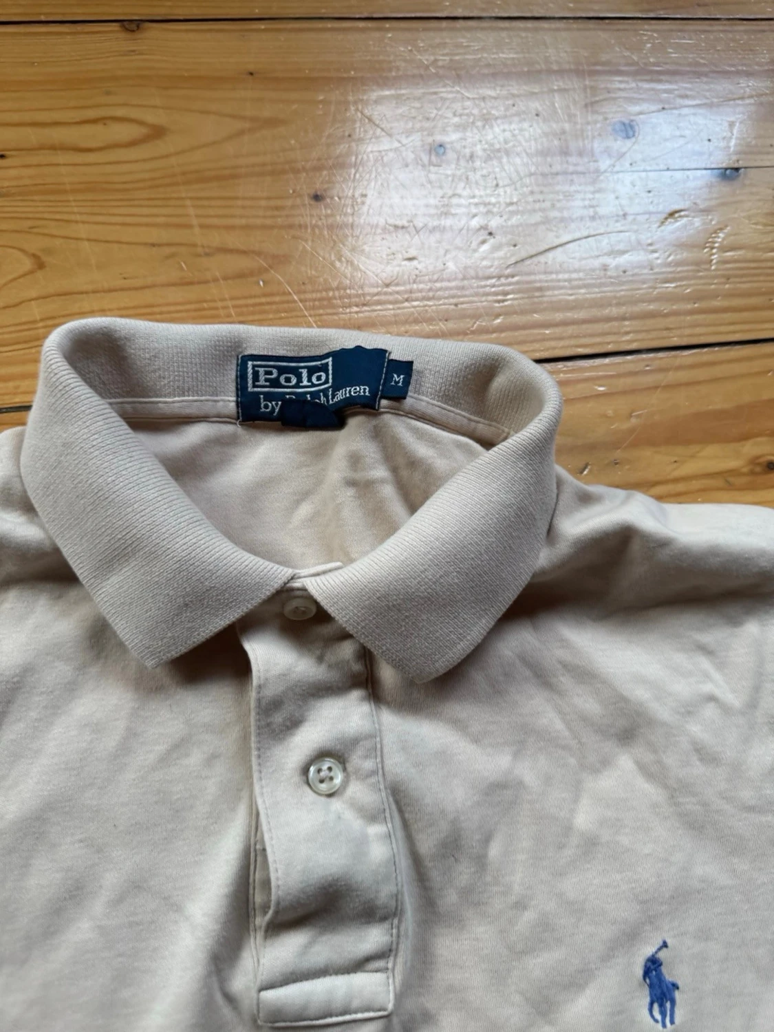 Beige pikétröja från Polo Ralph Lauren - 1