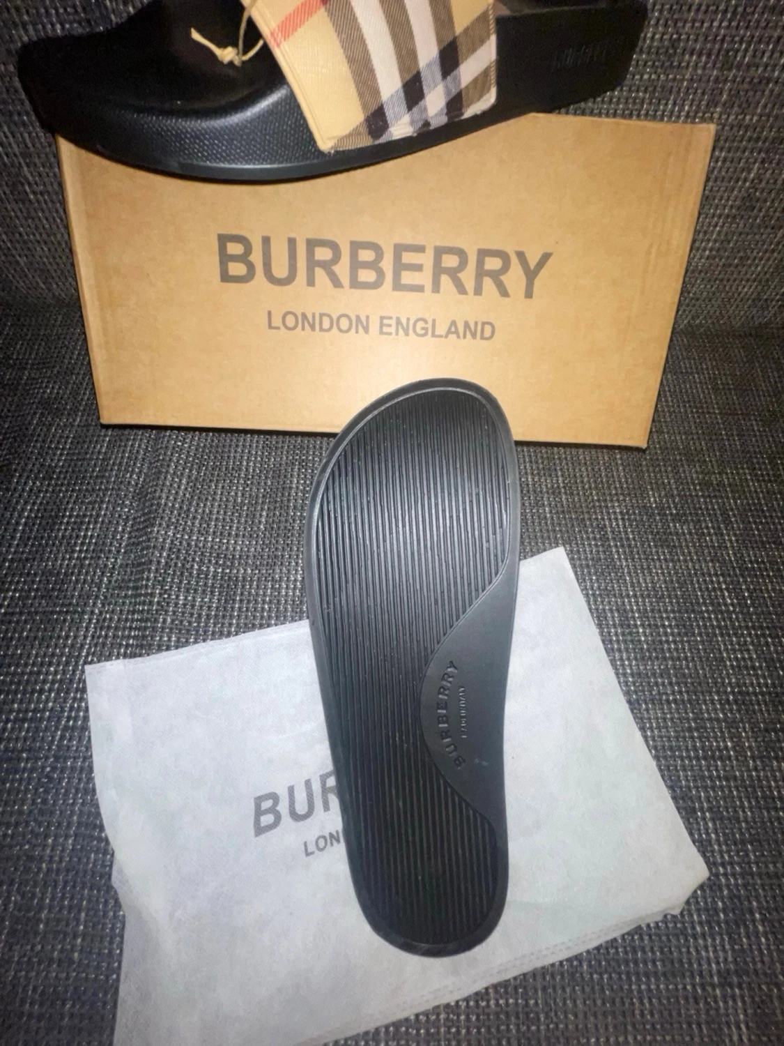  sandaler med rutigt band - 3