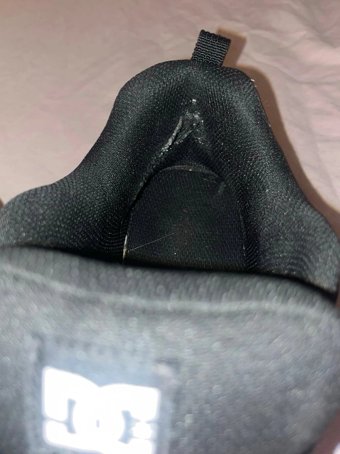 Svarta DC sneakers med vit logga - 4
