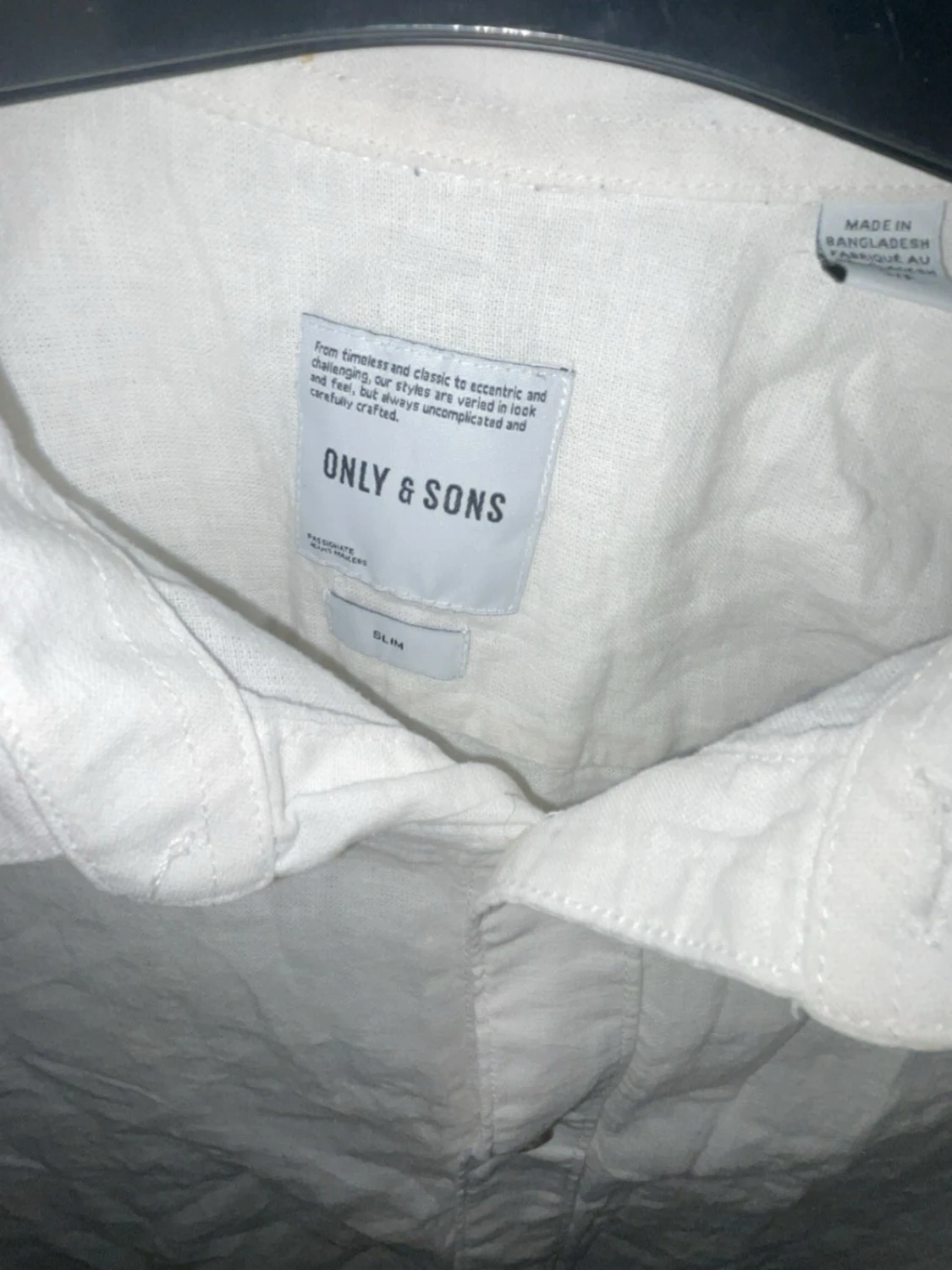 Vit linneskjorta från Only & Sons - 1
