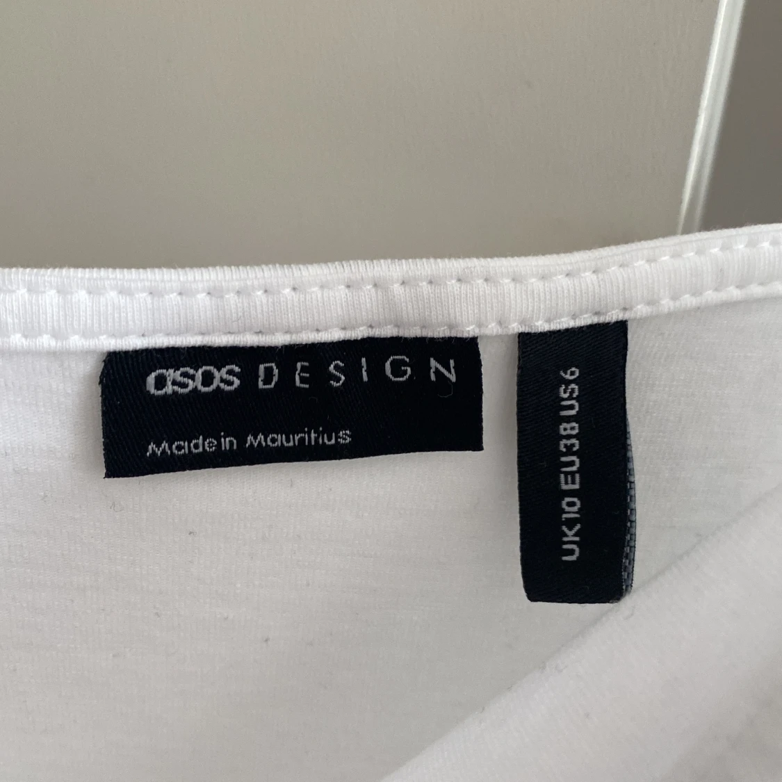 Vit klänning kort - 90