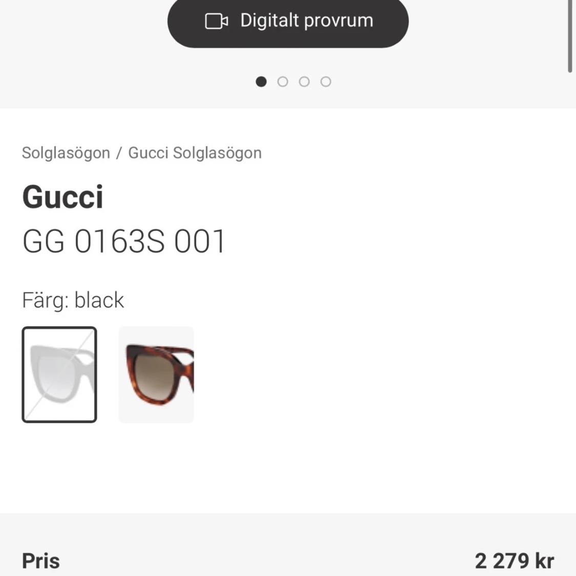 Gucci solglasögon  - 91