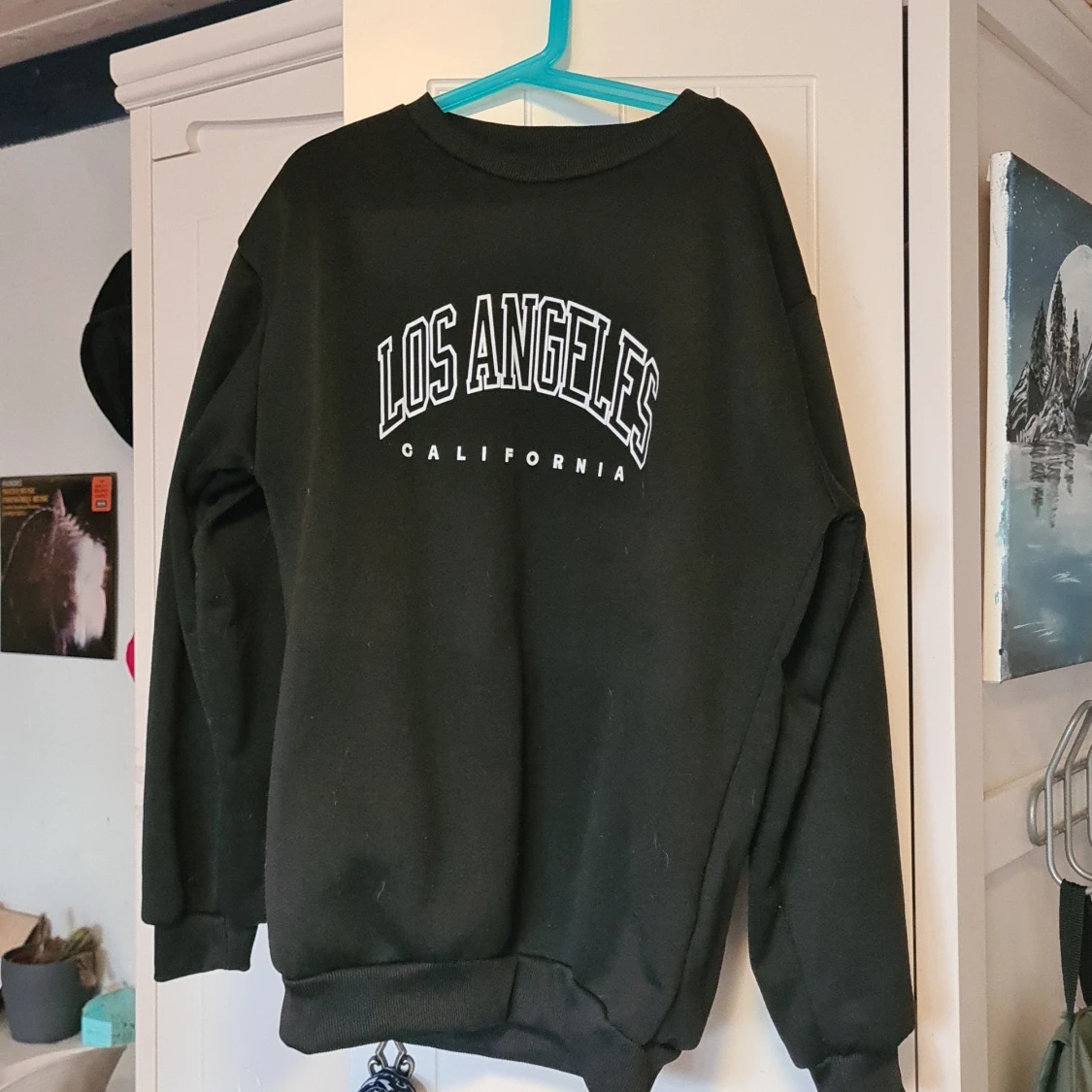 Svart sweatshirt 