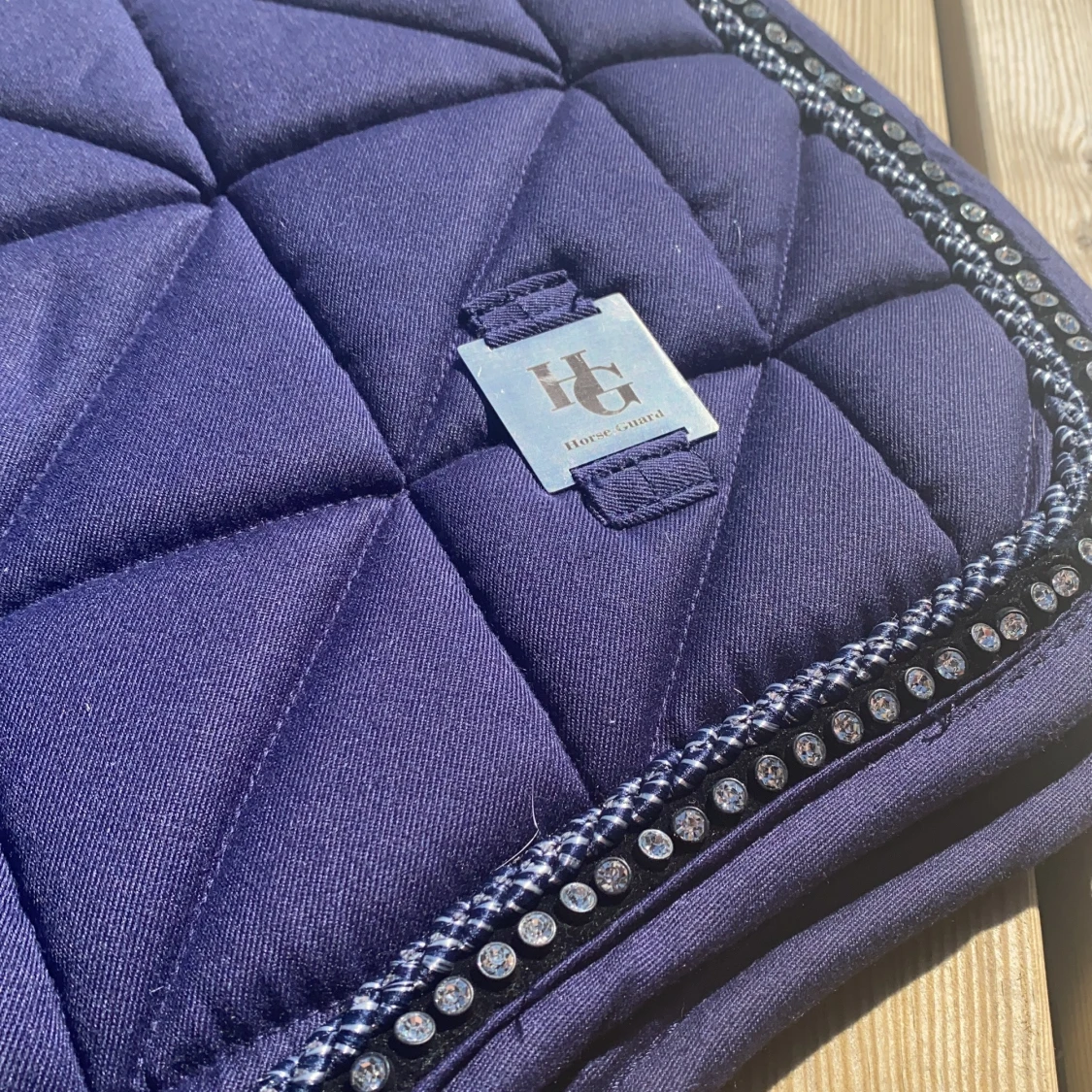 Mörkblått schabrak-storlek Full(hopp) - 91