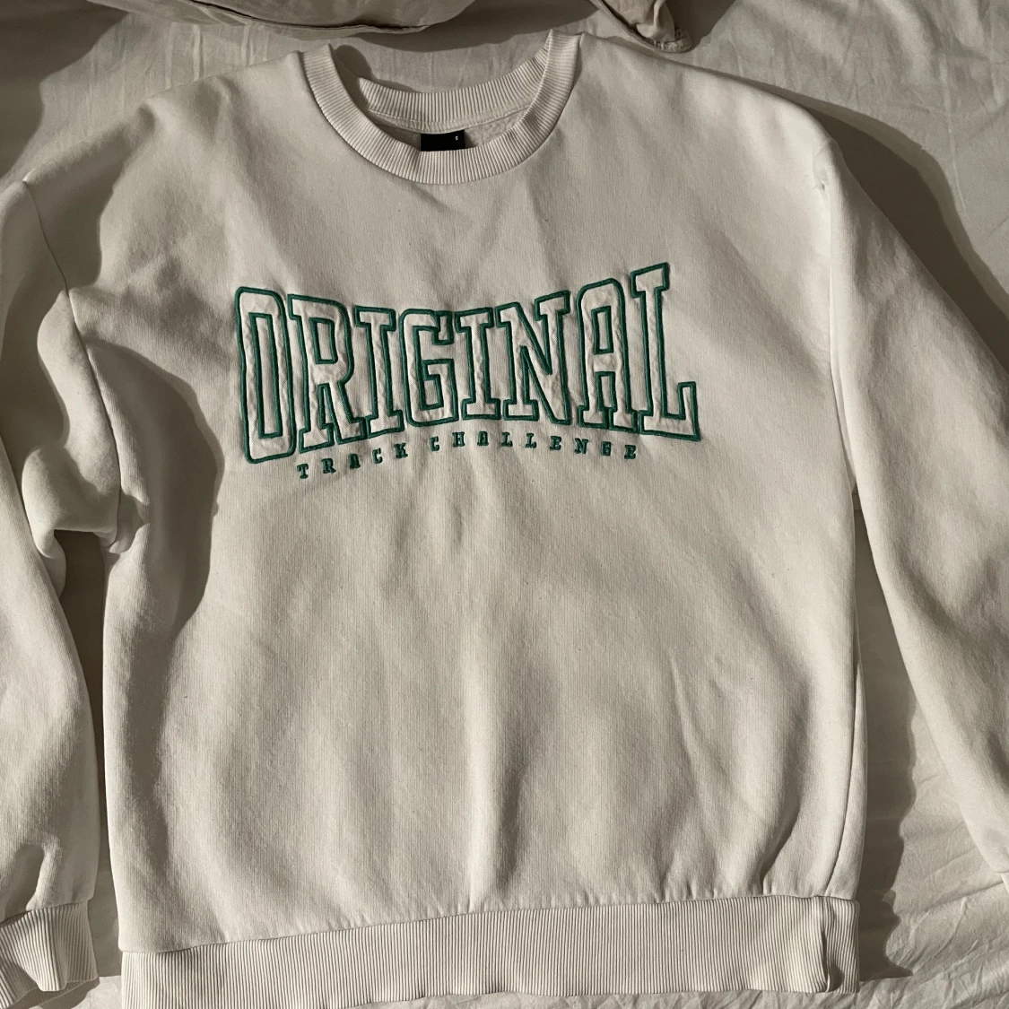 Sweatshirt med tryck
