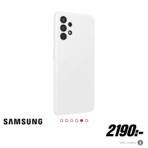 Samsung galaxy A13 - Helt oöppnad vit Samsung galaxy a13. Har alltså inte ens öppnat kartongen. Säljer inte under 1250