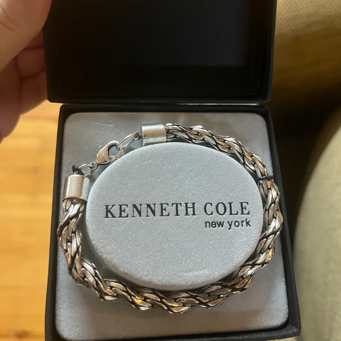 Silver kedjearmband från kenneth cole  - 91