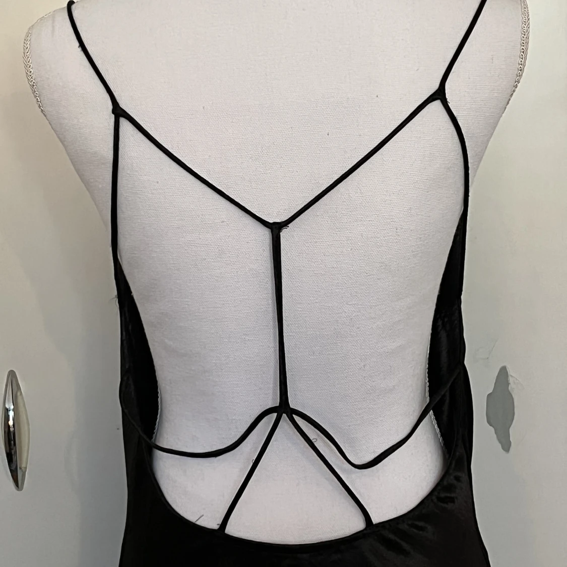 Chic siden klänning - 90