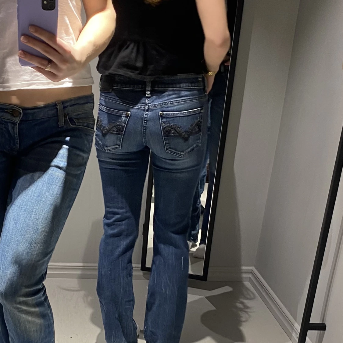 Lågmidjade jeans - 90