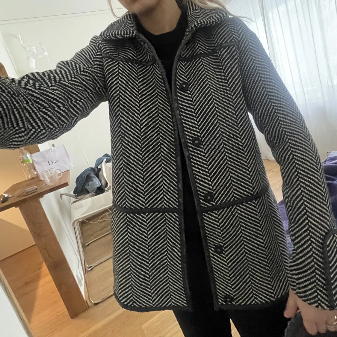 Kappa med mönster  - 90