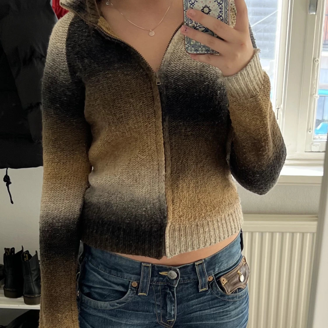 Stickad tröja från lindex 