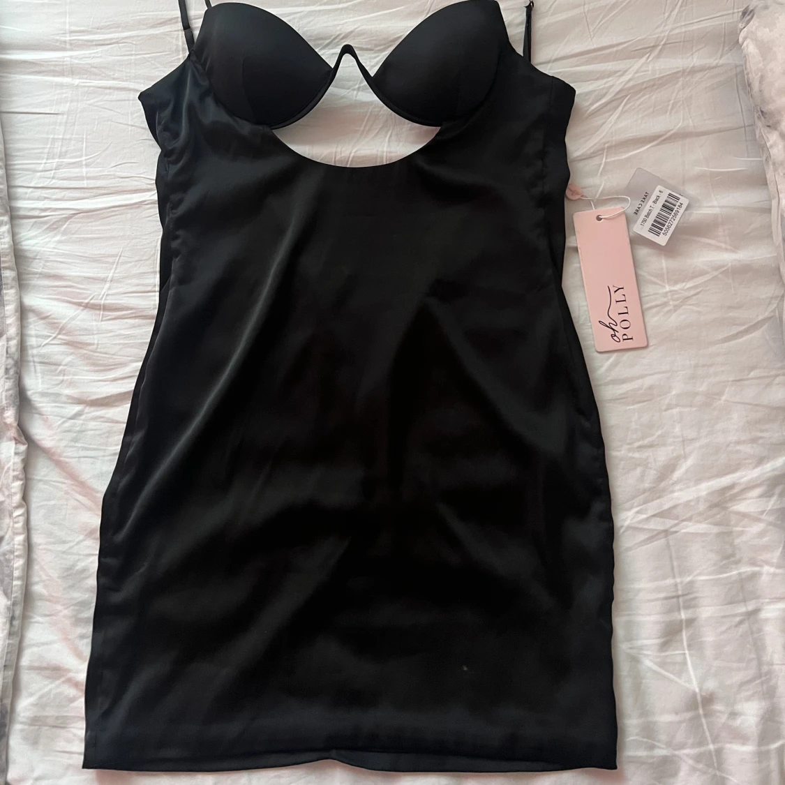 Svart oh polly klänning  - 90