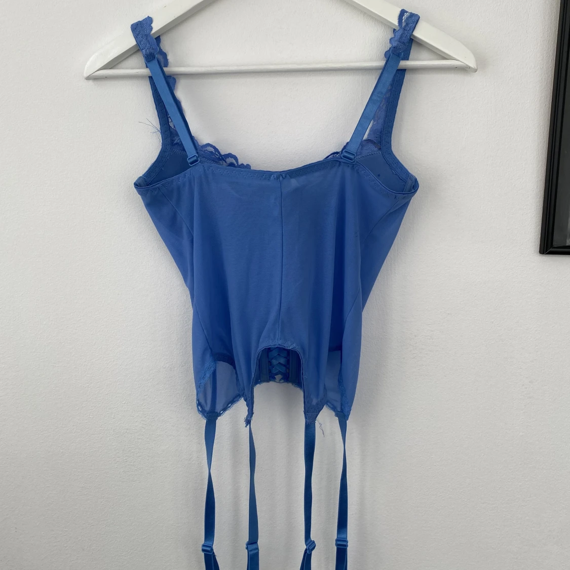 Blå bustier korsett - 91