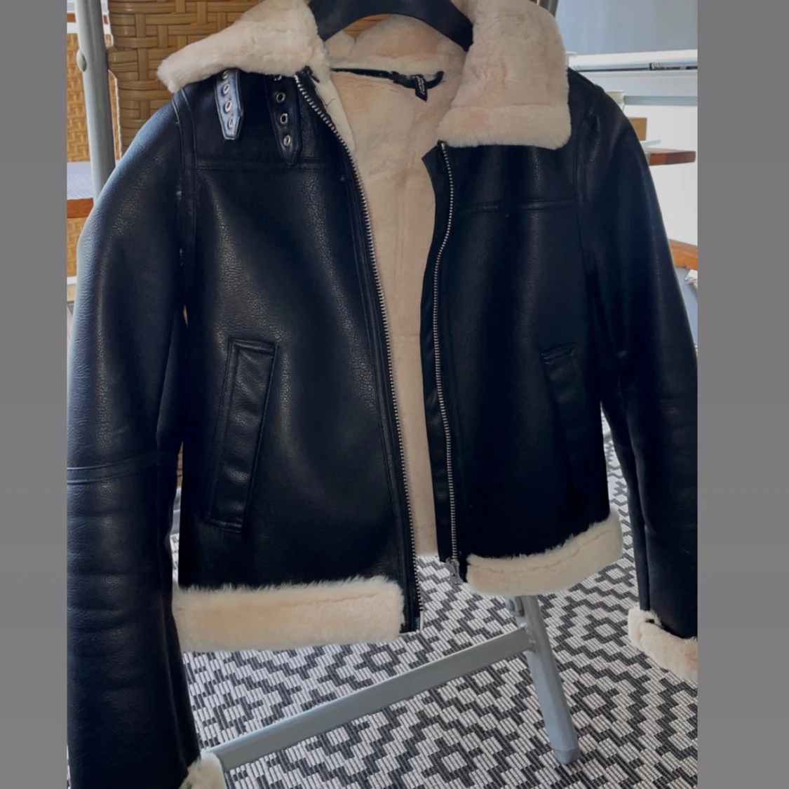 Läder jacka (feak)  - 2