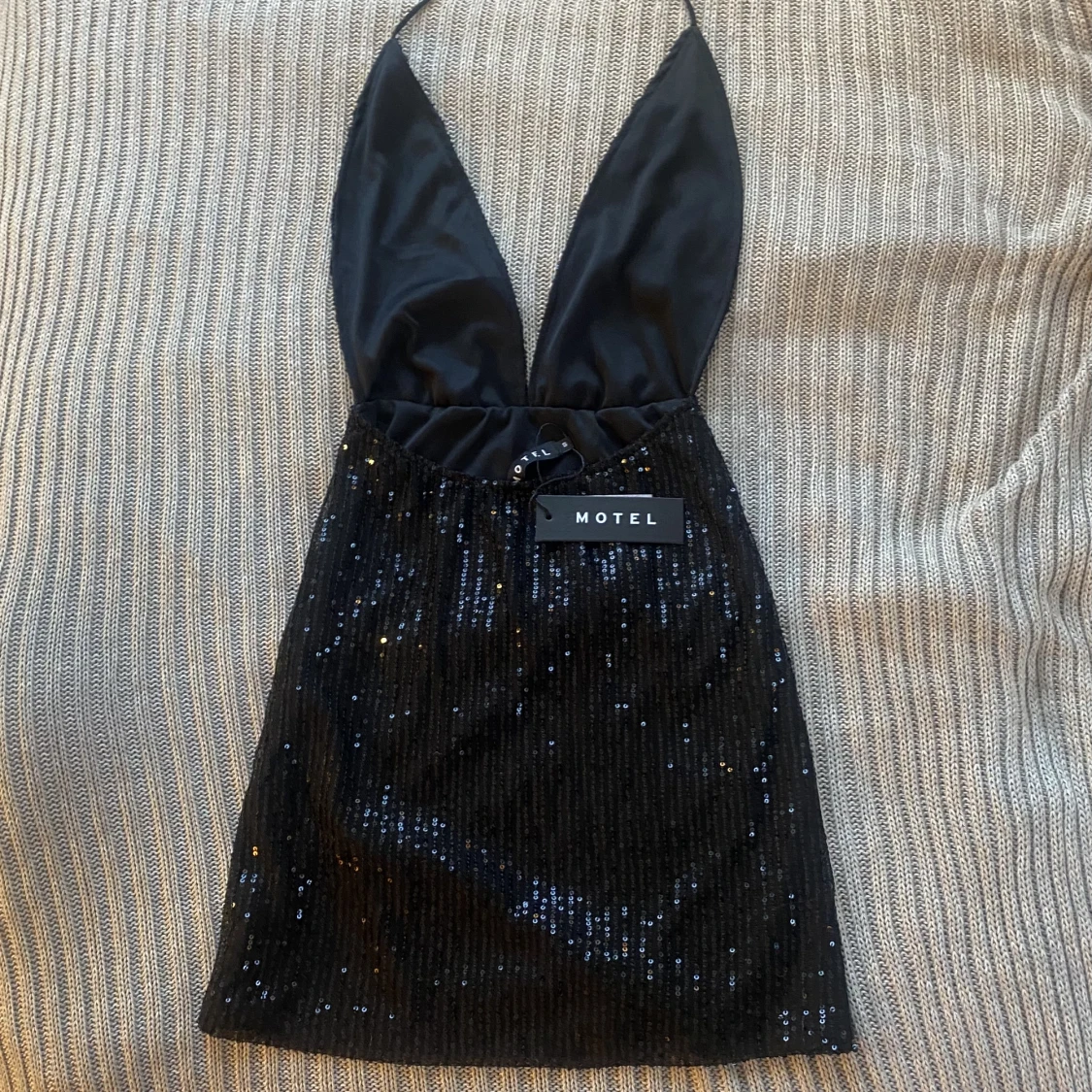 Oanvänd Motel klänning✨🖤 - 90