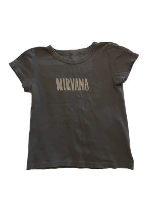 Grå nirvana tröja från Brandy Melville, bra kvalitet, säljer pga ingen användning 