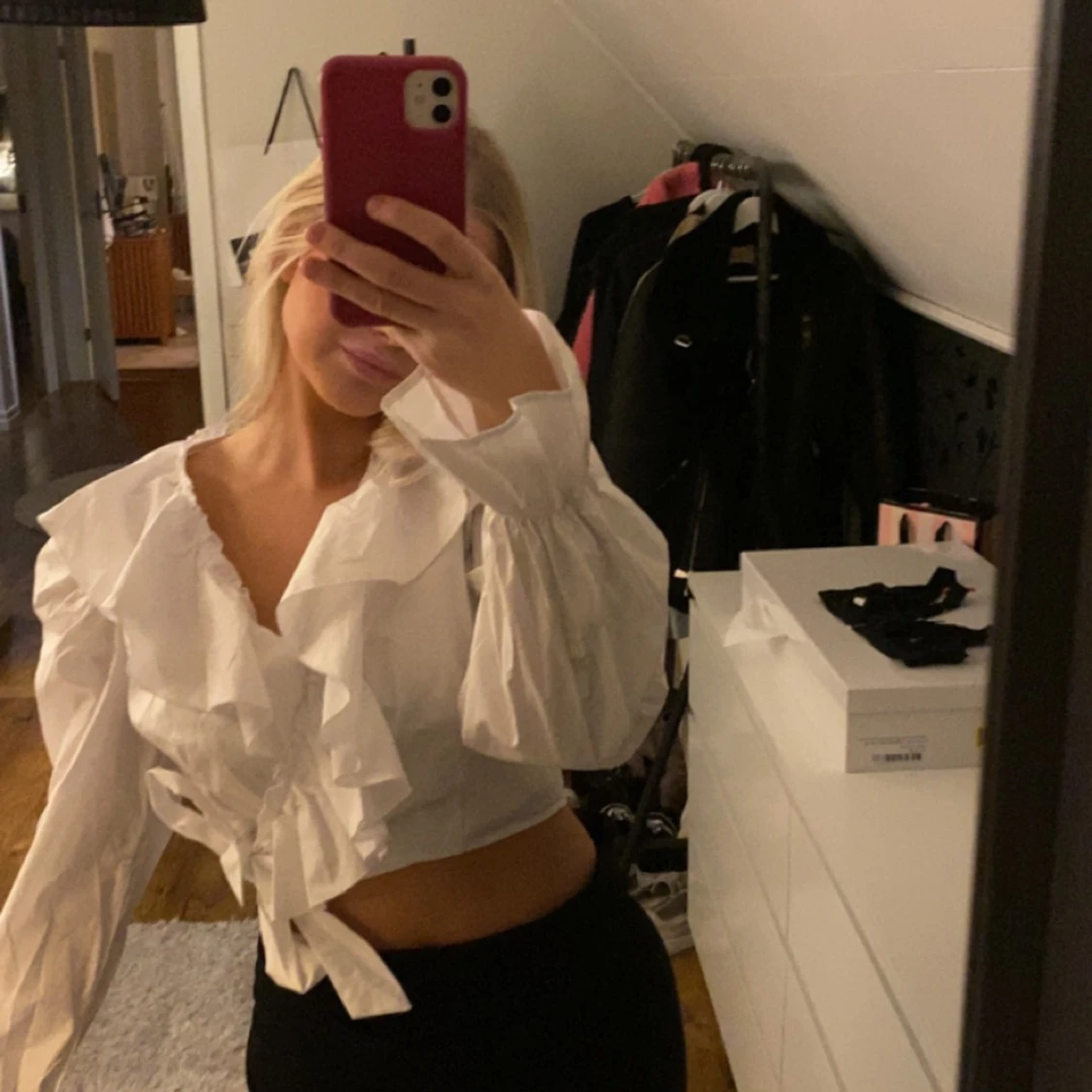 Topp med volanger - 91