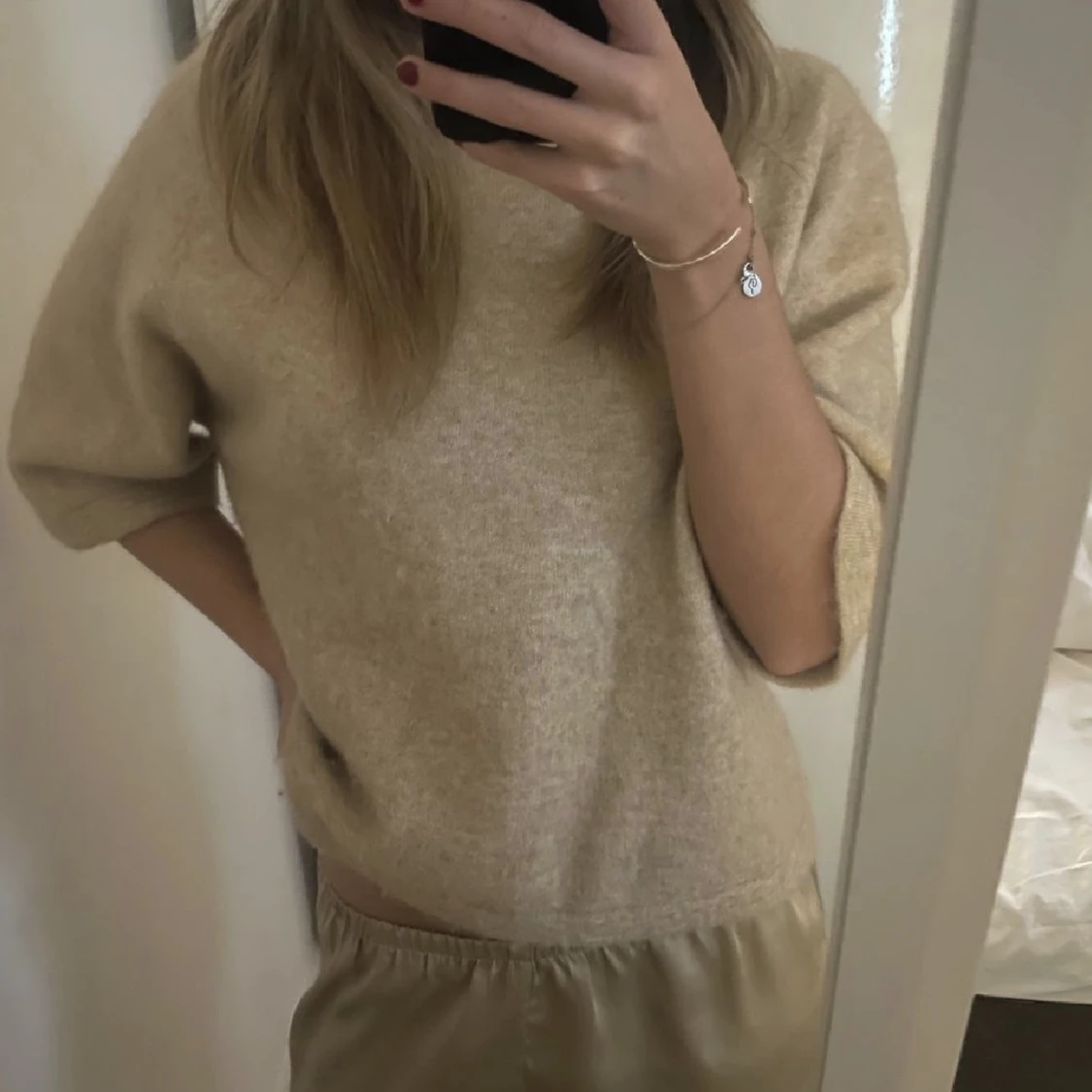 & other stories tröja stickad t-shirt tshirt - 90