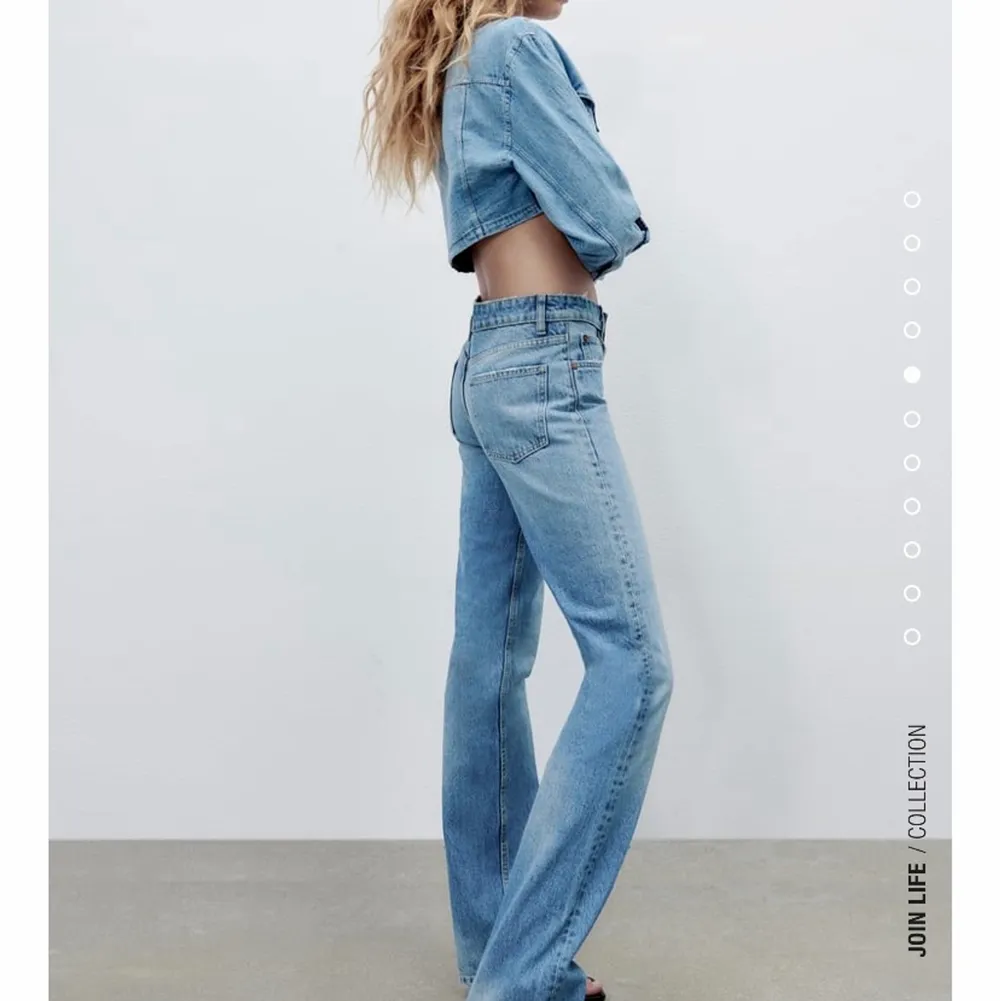 Populära jeans från zara i väldigt bra skick! Skriv privat för fler bilder. Jeans & Byxor.