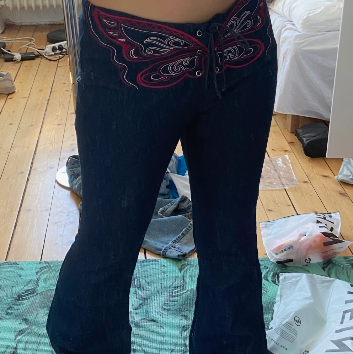 Lågmidjade jeans