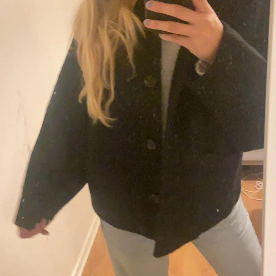 Svart höstjack från monki - 90