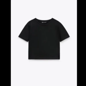 Kort svart t-shirt zara - Helt oanvänd slutsåld kort svart t-shirt från zara😇 storlek small💕orginalpris 79kr. skriv om ni har frågor🫶🏼