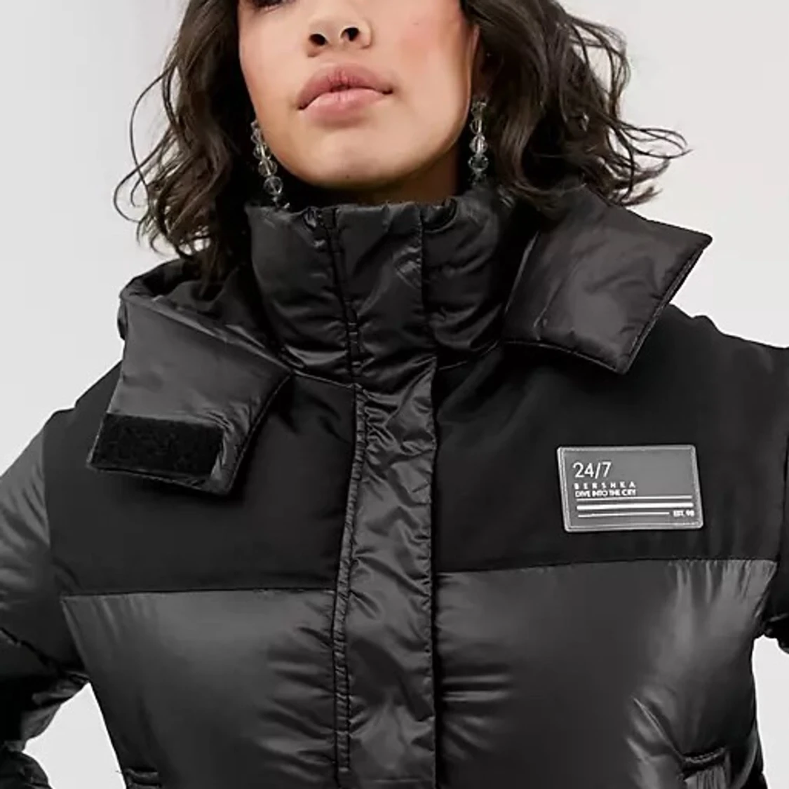 Svart vinterjacka  - 90